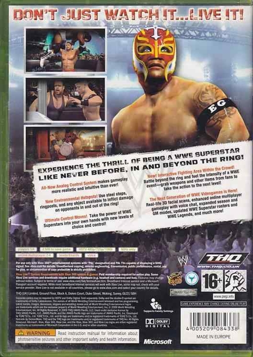 Smackdown vs Raw 2007 - XBOX Live - XBOX 360 (B Grade) (Genbrug)